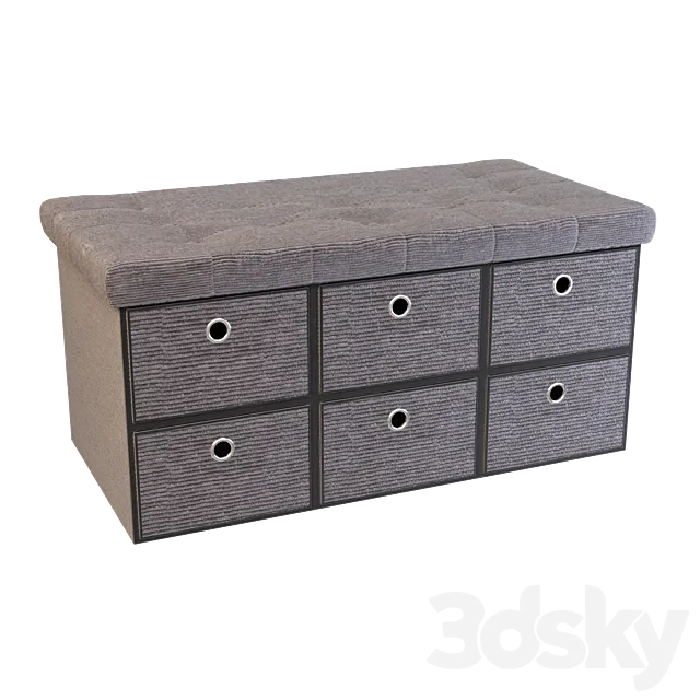 Folding bench My Interno 3D Model