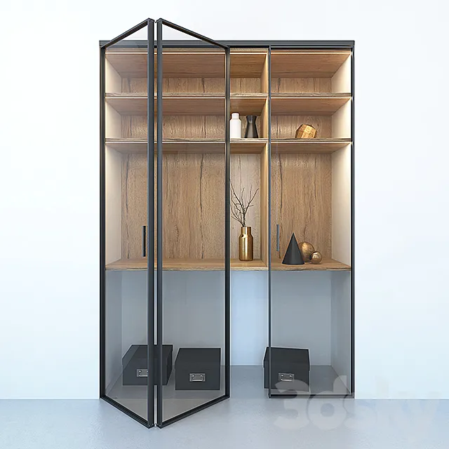 Folding doors raumplus 3DModel