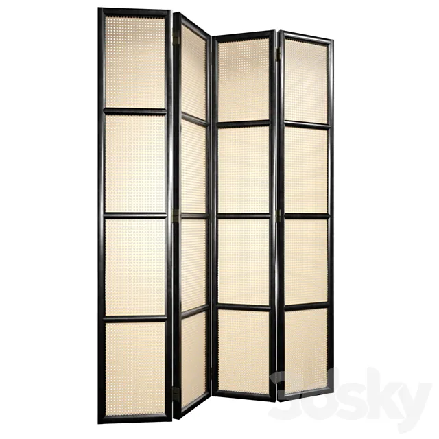 Folding Screen Bahamas 3DModel
