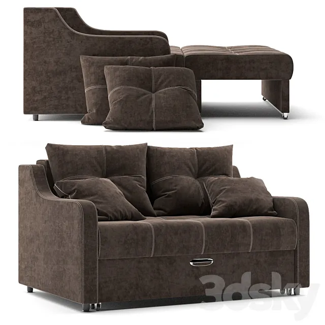 Folding sofa 3D Model