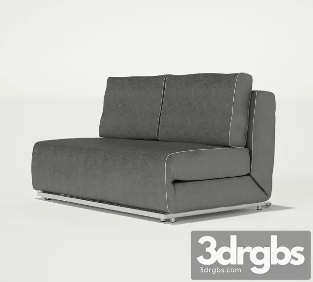 Folding Sofa City 3D Model Free