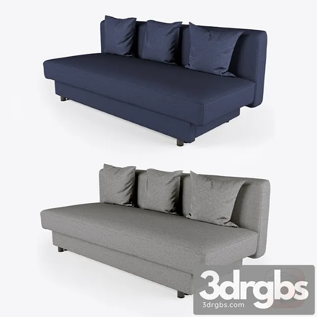 Folding Sofa Ikea Asarum 3D Model Free