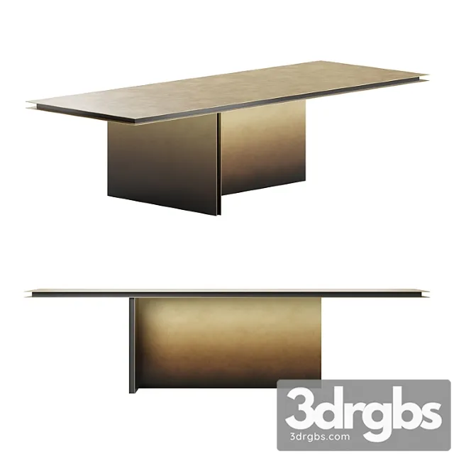 Folio dining table by de castelli