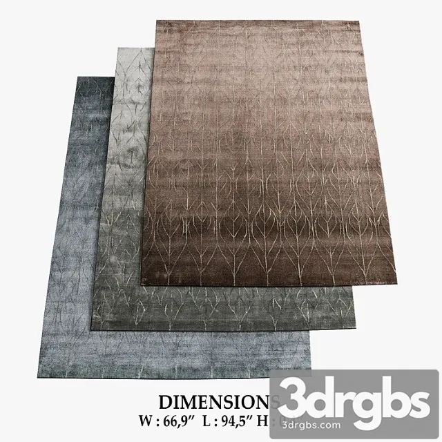 Folium rugs 192 3D Model Free