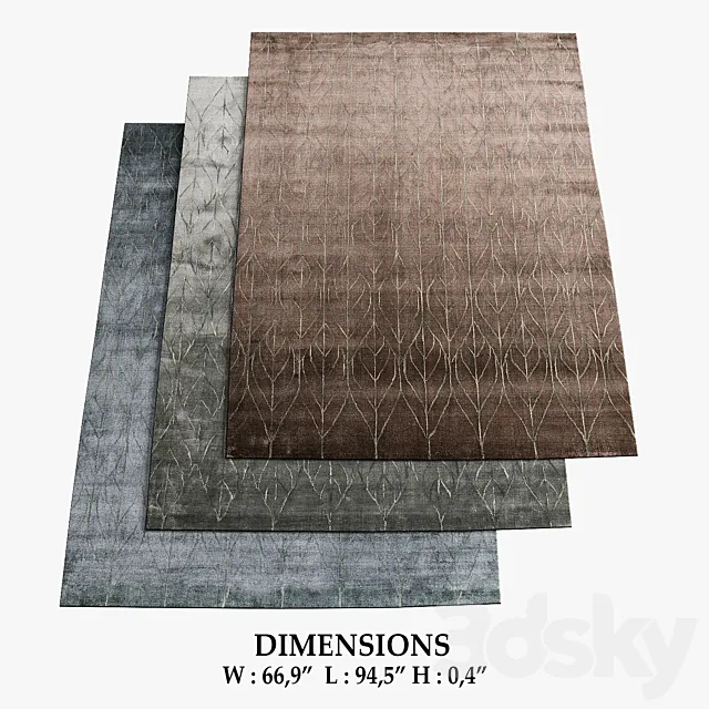 Folium Rugs_192 3DModel