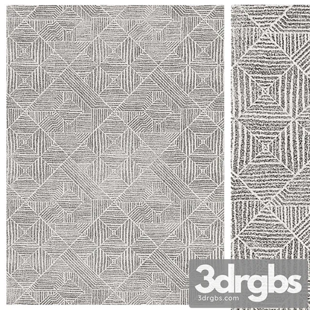 Fonseca Modern Rug 3D Model Free