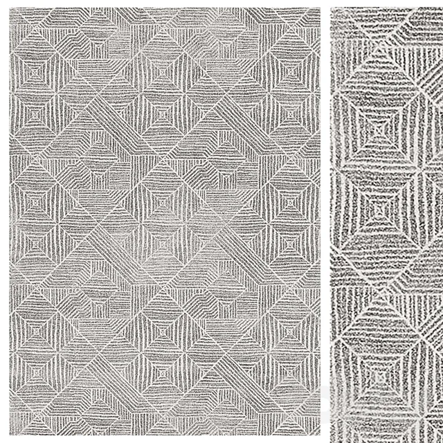 Fonseca modern rug 3D Model