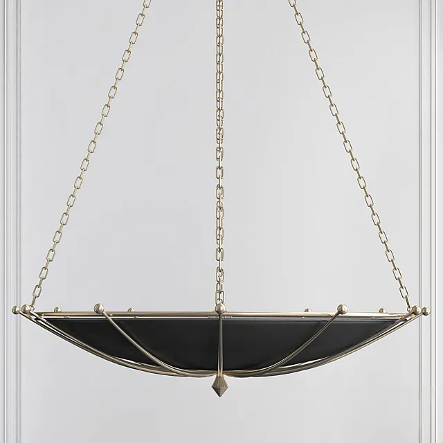 Fontaine chandelier by currey and company 3D Model