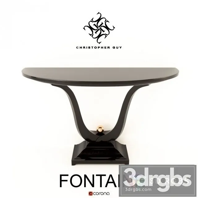 Fontana Table 3D Model Free