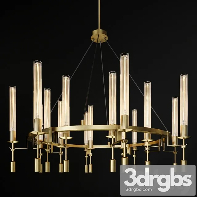 Fontanelle round chandelier 3D Model Free