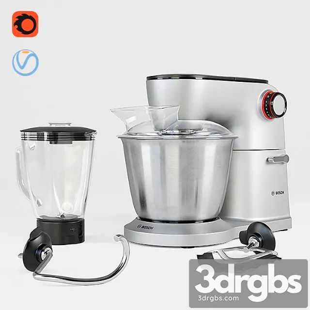 Food processor bosch 2 3D Model Free