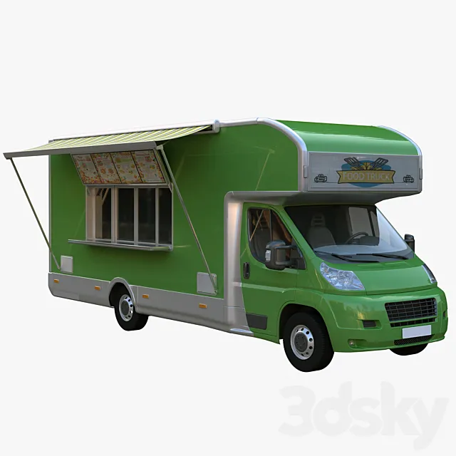 Food truck 3D Model