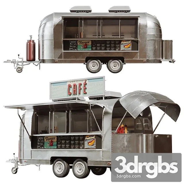 Food Truck 7 3D Model Free