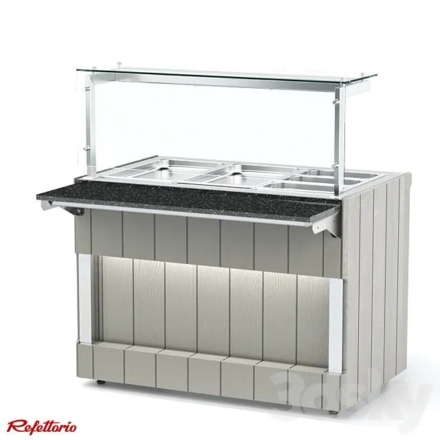 Food warmer for second courses RM2х Capital 3D Model