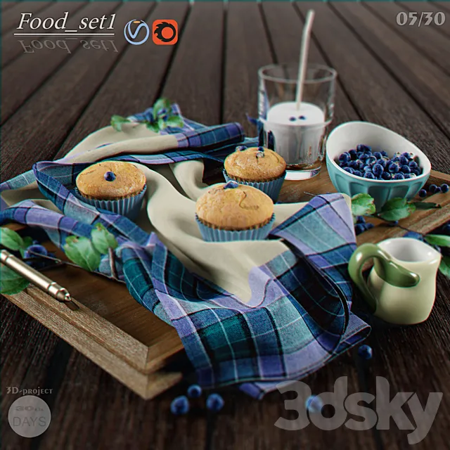 Food_set1 3DModel