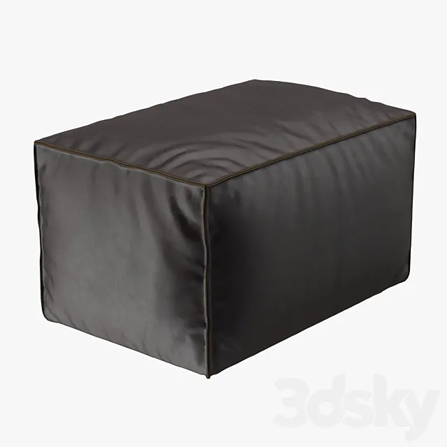 Footstool Scruffy 3D Model