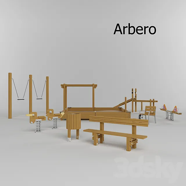 for playground equipment Arbero 3D Model