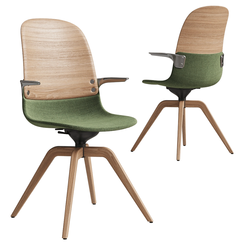 Fora Form - Office chair Conn 3D Model