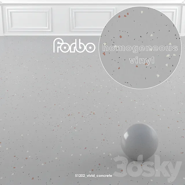 Forbo Sphera Homogeneous Vinyl: 4 3D Model
