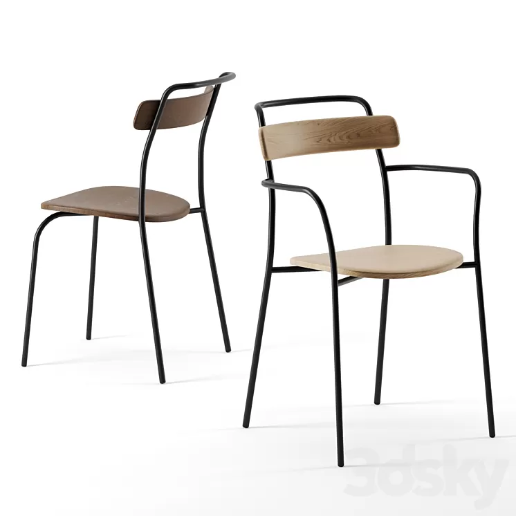 Forcina chair by Mattiazzi 3D Model