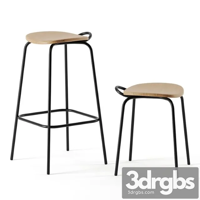 Forcina Stools By Mattiazzi 3D Model Free
