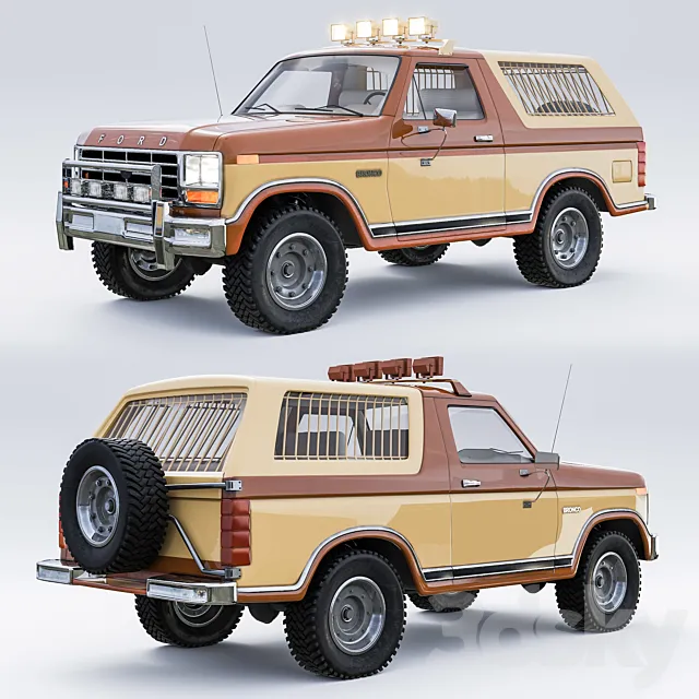 Ford Bronco 1985 3DModel