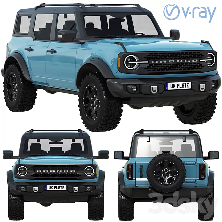 Ford Bronco 2021 3D Model