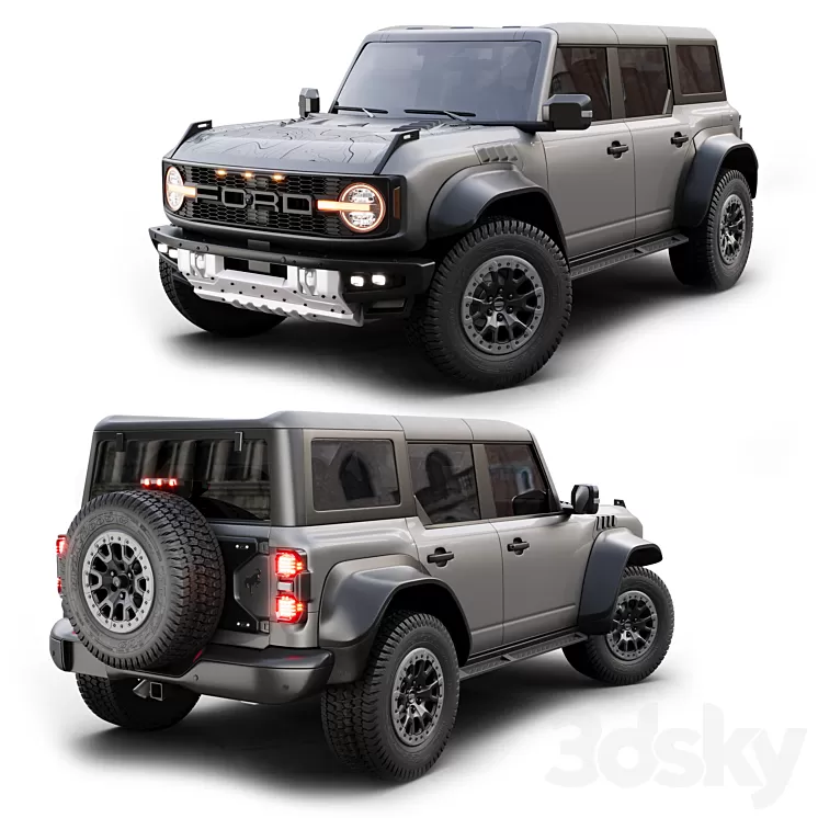 ford bronco raptor 3D Model Free