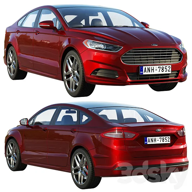 Ford Mondeo _ Ford Fusion 3D Model