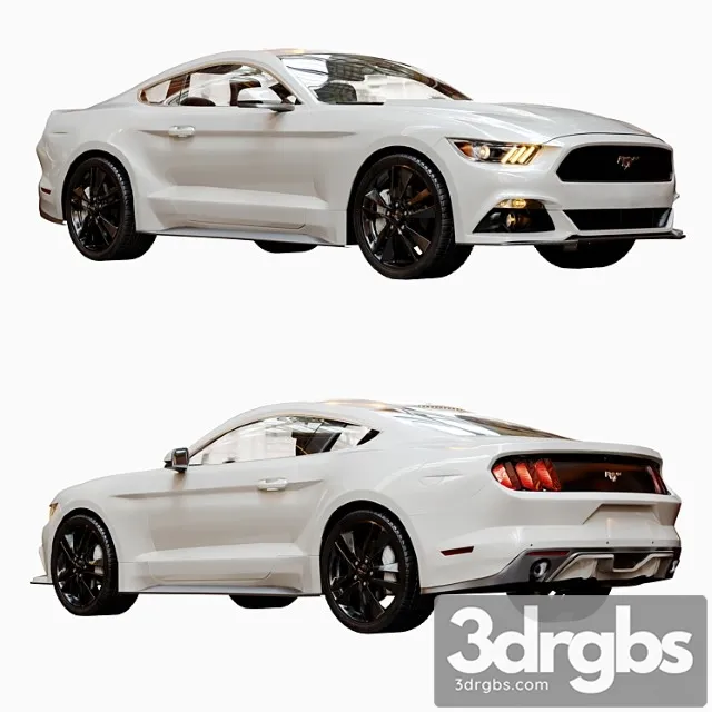 Ford Mustang GT HQ Interior 3D Model Free