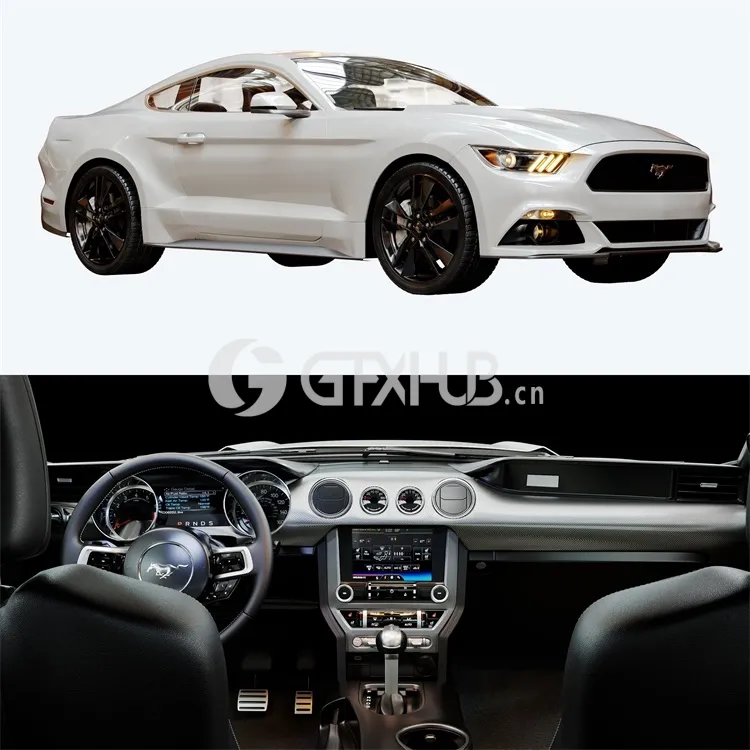 Ford Mustang GT white - 3412