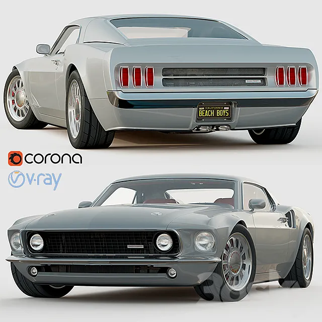 Ford Mustang Mach 40 3DModel