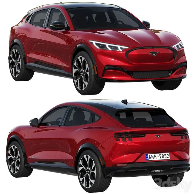 Ford Mustang MACH-E 2021 3D Model