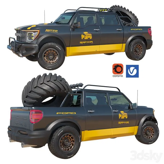 Ford Raptor 3D Model