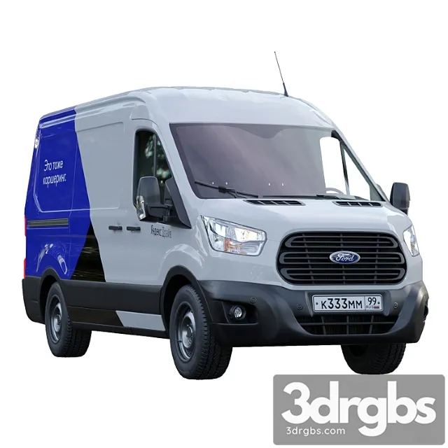 Ford transit yandex.drive 3D Model Free
