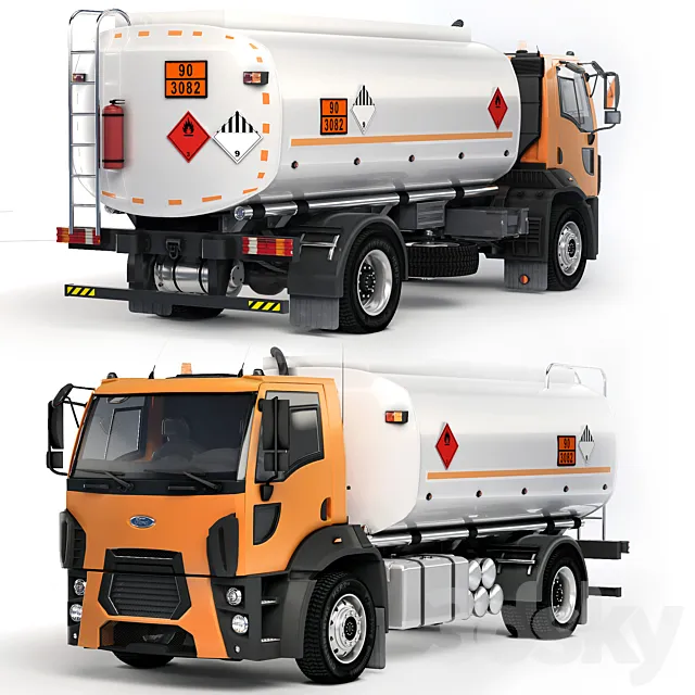 Ford Trucks 1833 DC cistern 3DModel