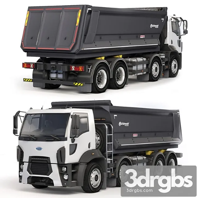 Ford Trucks 4142d Dc Dump Truck 3D Model Free