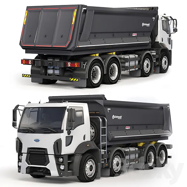 Ford Trucks 4142D DC dump truck 3DModel