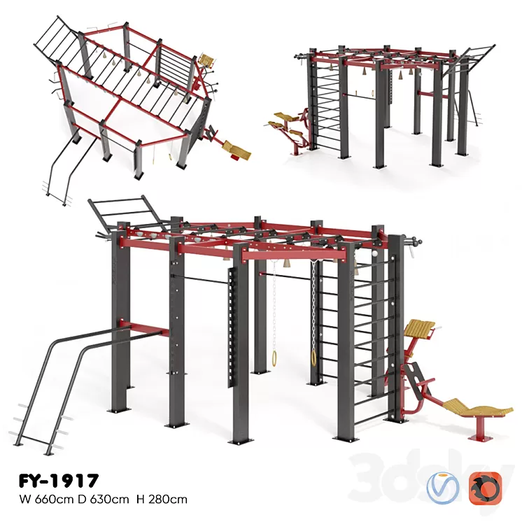 FOREMAN. MULTIFUNCTIONAL FRAME FY-1917 3D Model