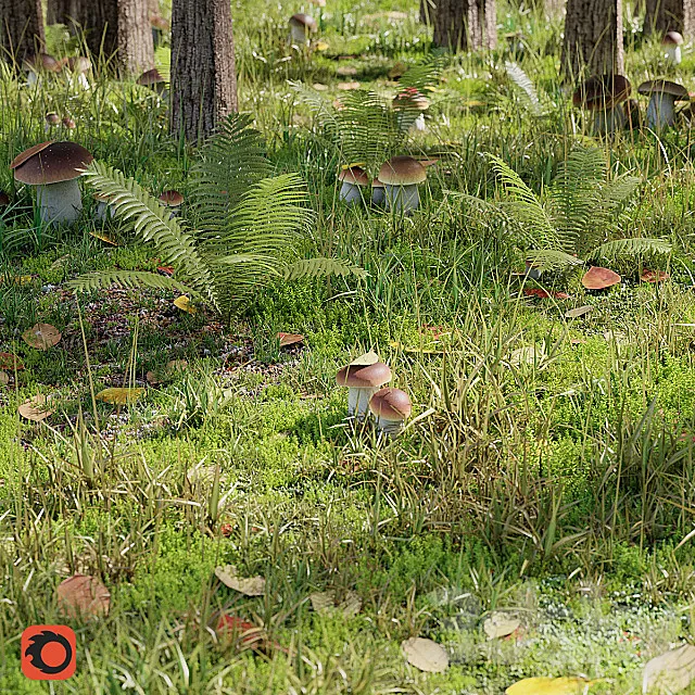 Forestry set 3D Model