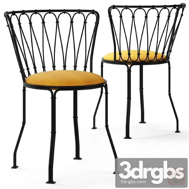 Forge chair (silla forja) 2 3D Model Free