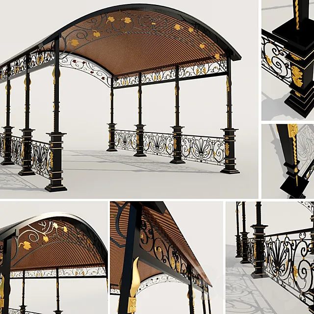 Forged canopy 3D Model