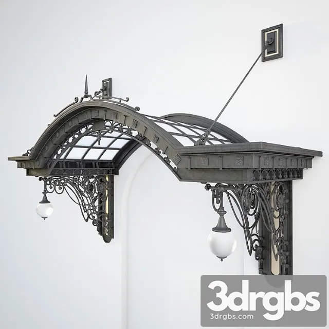 Forged canopy 3D Model Free
