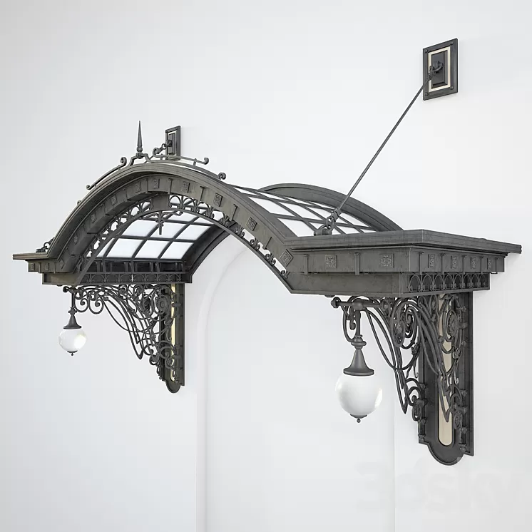 Forged canopy 3D Model