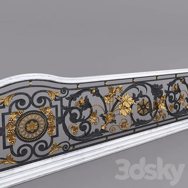 Forged fence 3D Model
