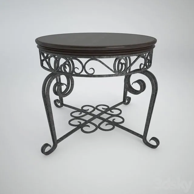 Forged table 3D Model