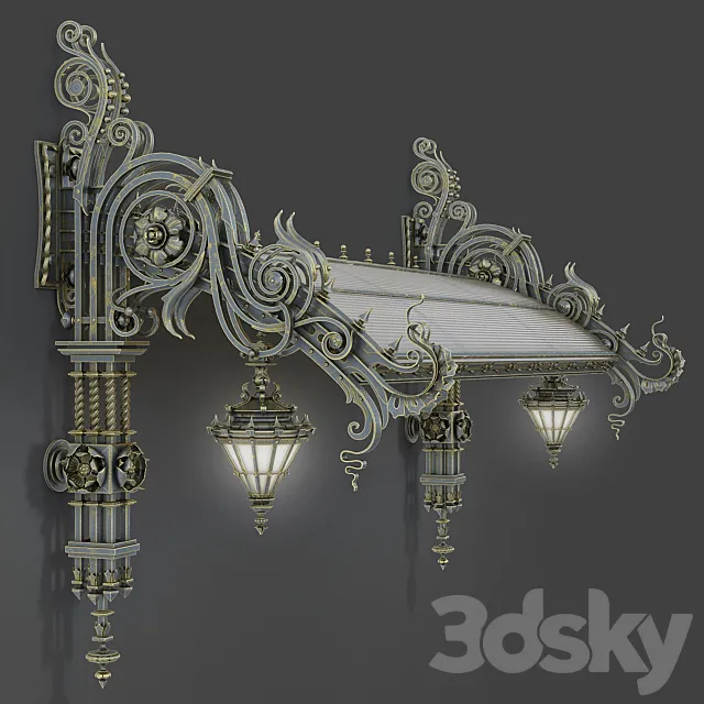 Forged visor 002 3D Model