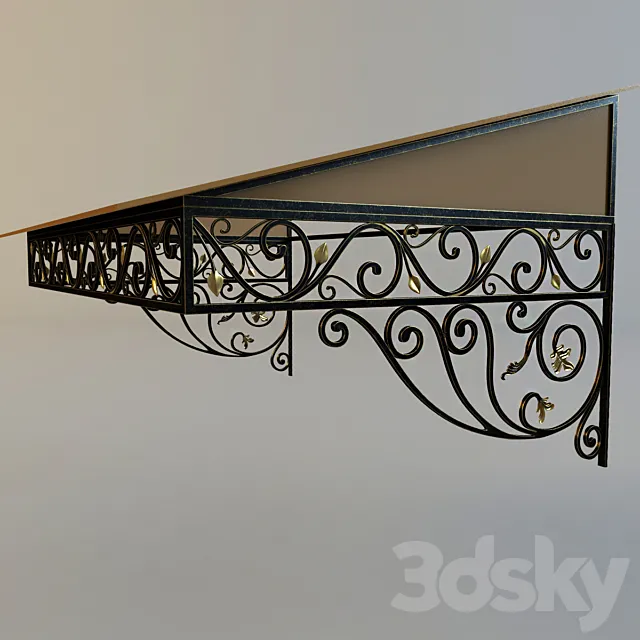 Forged visor 3D Model