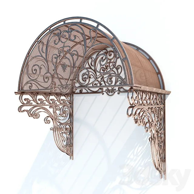 Forged visor № 7 3D Model