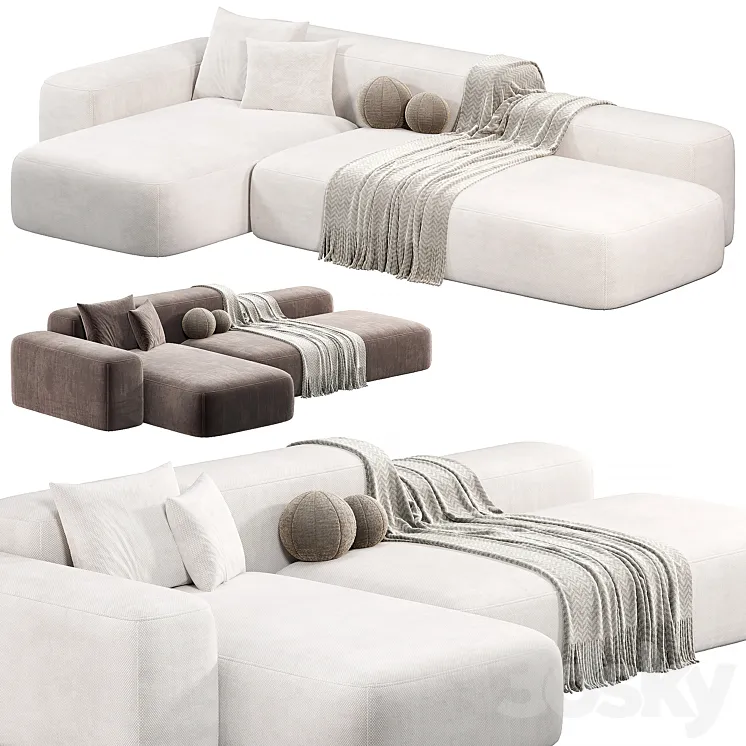 FORM BUBBLE Sofa by formmebel sofas 3D Model Free